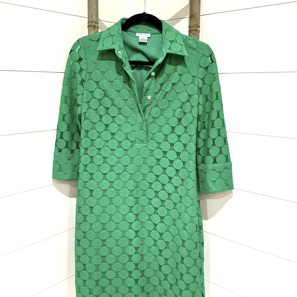 Gorgeous Andre Oliver Emerald Green Dress. Size 4
